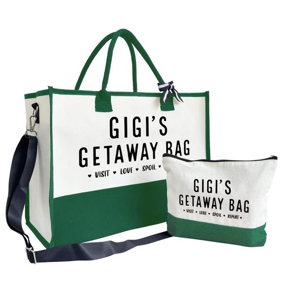 Gi'S Getaway Canvas Tote - Birthday Gift, Visit Love Spoil Bag :v - Picture 1 of 8